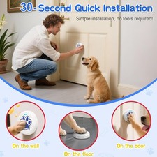 Dog Training Bells for Door - Dog Door Bell for with 28 Custom Sounds Dog B...