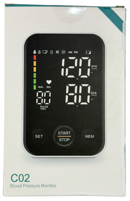 #ad C02 Blood Pressure Monitors for Home Use Rechargeable Wrist Digital BP Machine $19.99