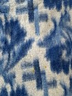Vintage 60’s 70’s Blue Wool Floral Blanket Twin Full Mohair Look 78x56 Cottage — photo 6