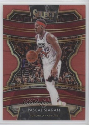 2019-20 Panini Select Concourse Red Prizm 147/199 Pascal Siakam #89 0d3