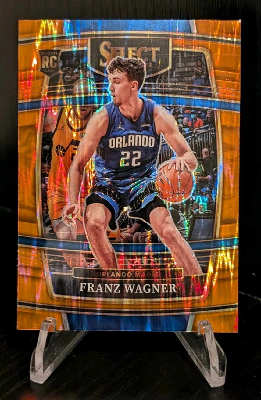 2021-22 Select Franz Wagner #15 Orange Flash Rookie Prizm RC Magic