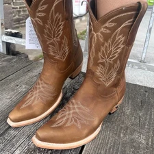 Lane Women's Sandaga Midi Snip Toe Boot in Desert Clay