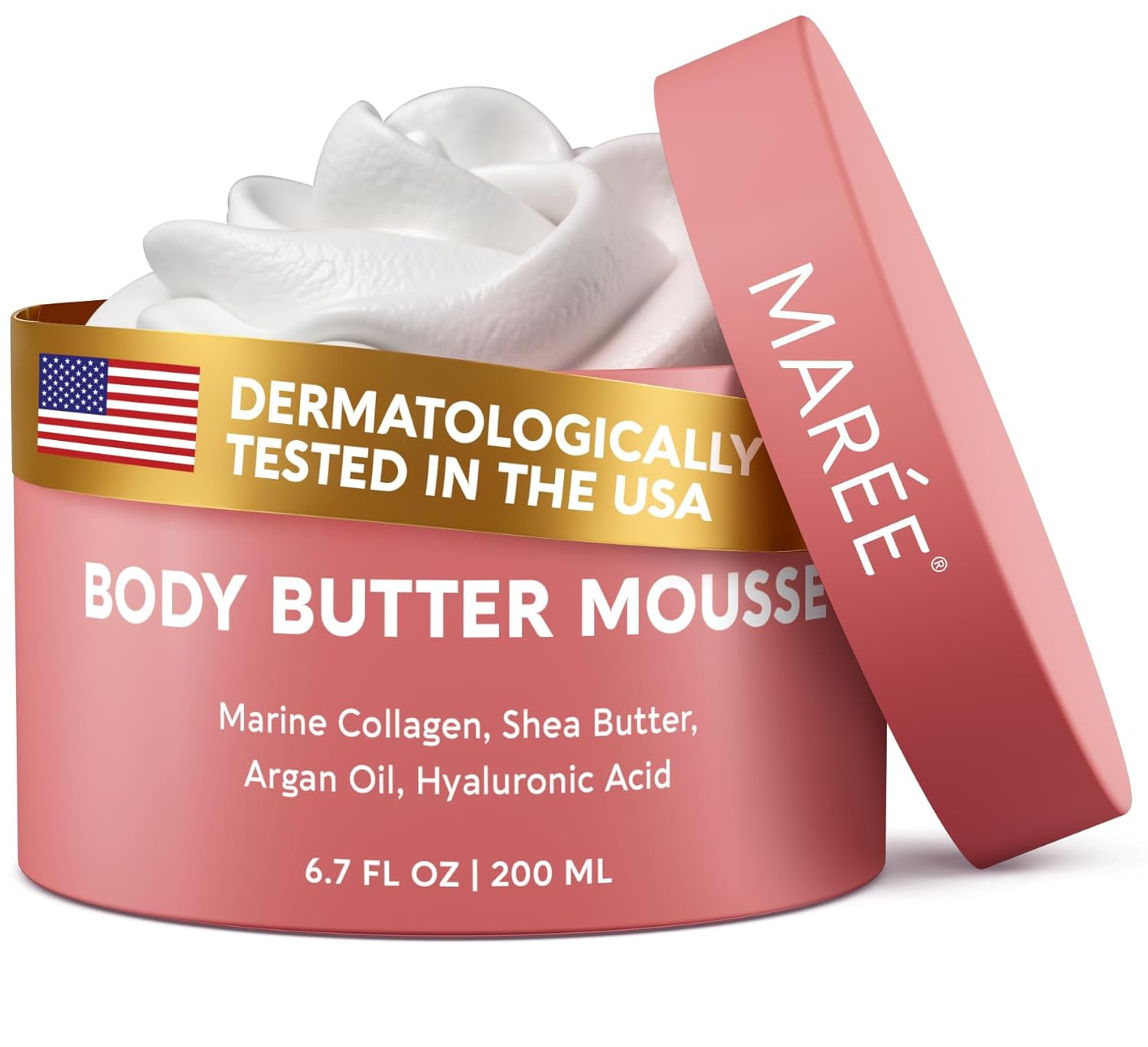 Whipped Body Butter Mousse for Women - Ultra Moisturizing Face & Skin Care