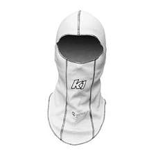K1 Race Gear Mens Balaclava Head Sock Single Layer White
