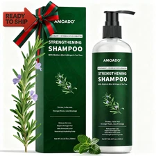 Rosemary & Hydrolyzed Keratin Hair Growth Shampoo, Organic Natural Shampoo for T