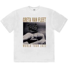 Image of Greta Van Fleet Unisex T-Shirt: World Tour Butterfly (Medium)