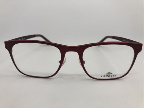 New Lacoste L-2910 240 Tortoise Eyeglasses with Green & Red 