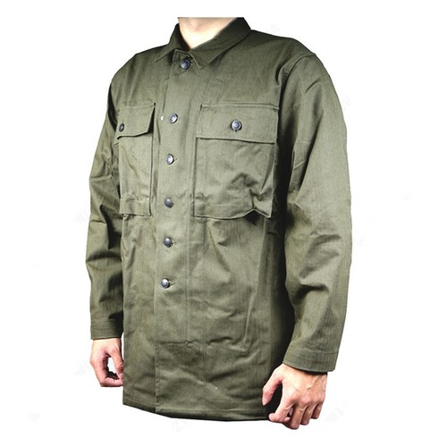 WWII WW2 US Army HBT PURE COTTON COAT OUTDOOR UNIFORMS JACKET Army Green