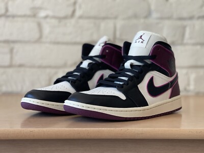 Air Jordan 1 Mid SE Retro Sail/Black-Active Pink FQ7818-101