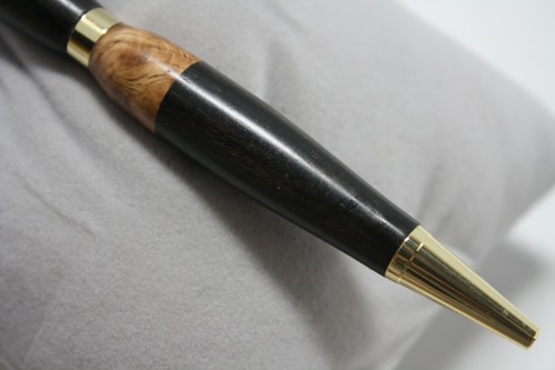 Plumas/lápices de madera hechos a mano con borde dorado ~Elige entre muchas opciones de madera~ - Imagen 171 de 286
