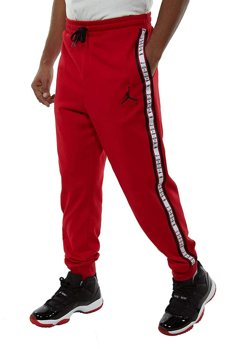 Air Jordan Mens Jumpman HBR Taped Basketball Pants AR2250 687 Red
