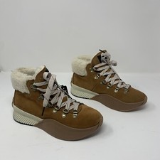 Sorel Out N About III Conquest Boots Womens 6 Camel Brown Suede Waterproof S0597