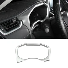 Middle Console Dashboard Cover Trim 1PCS For Toyota RAV4 2019-2024 Matte Silver