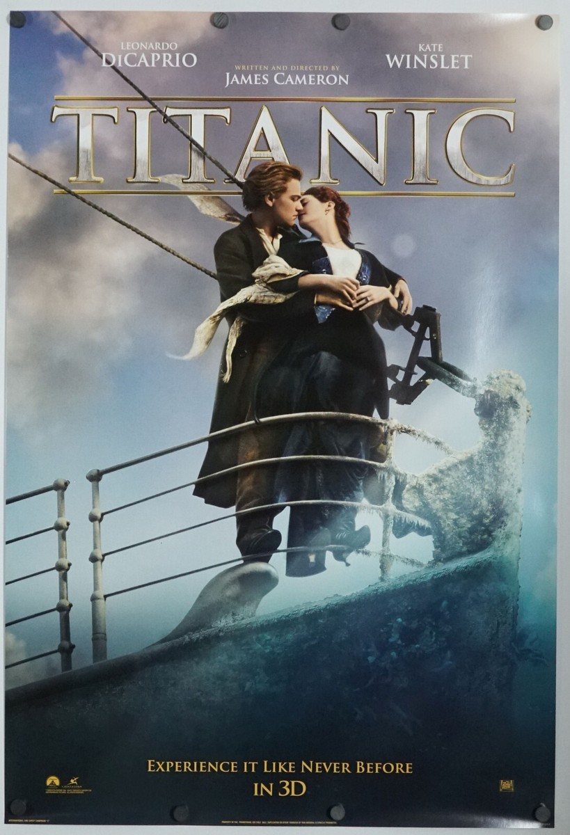 TITANIC - original DS 27x40 movie poster - 27x40 - INTL C 12