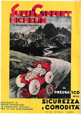 S1) Carta d'Italia 1,2,3. pubblicità anni 40 - Michelin S1) Carta d'Italia 1,2,3. pubblicità anni 40 - Michelin