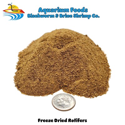 FREEZE DRIED ROTIFERS - IDEAL FOR CORALS, SMALL FISH AND FRY - FREE SHIPPING!