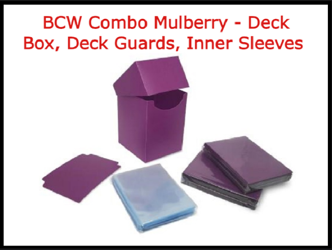 BCW Mulberry Deck Box/Deck Guards/Inner Sleeves Standard Cards Combo Pack Deal | eBay BCW Mulberry Deck Box/Deck Guards/Inner Sleeves Standard Cards Combo Pack Deal | eBay