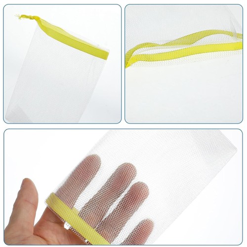 10er Set Seifensäckchen - PE Seifenbeutel für Reinigung und Peeling - Bild 3 von 7