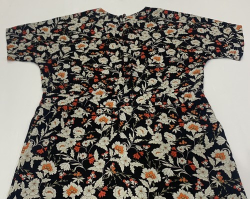Ladies Size 12 FORCAST Casual Orange & Black Floral MIDI dress *VGC* - Picture 8 of 8