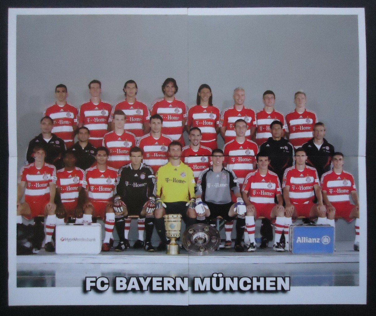 Panini 384 385 3586 387 Fussball BL 2008/09 Team FC Bayern München