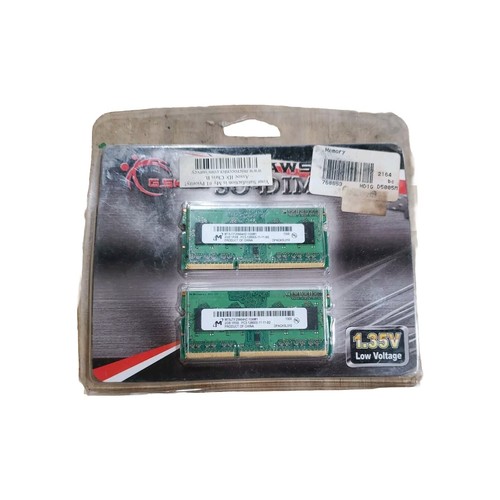 G.SKILL 16GB (2x 8GB) PC3L-12800S DDR3-1600 Laptop Ram Memory F3-1600C11D-16GRSL