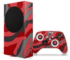 Skins XBOX Series S Console Controller Camouflage Red