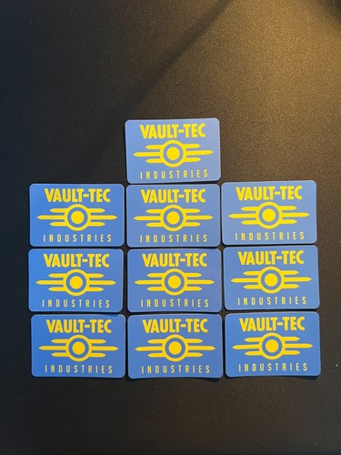 vault tec industries vinyl stickers (splashproof) fallout tv series inspired - Picture 3 of 13