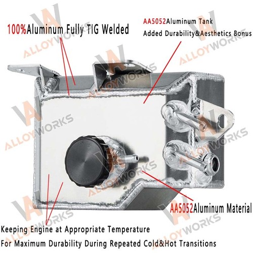 NEW Coolant Expansion Reservoir Tank & Cap For Mazda MX5 Miata MK3 NC 2006-2015