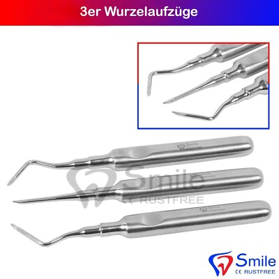 3er Wurzelheber Luxier Zahnextraktion Chirurgie Heidbrink Root Elevator Dental