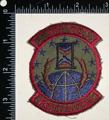 USAF US Air Force 9th TIS Transport Isolation System SUBDUED Patch
