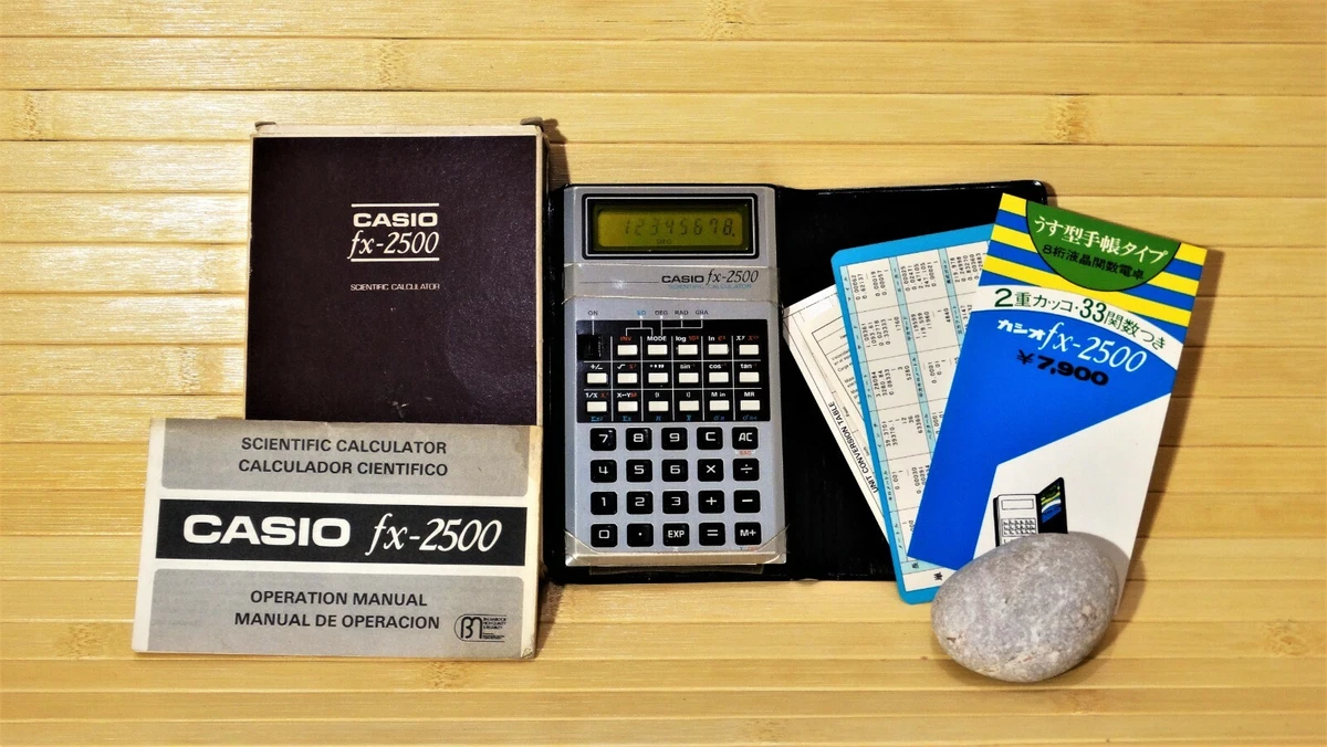 Antigua calculadora Casio Fx 2500 scientific calculator