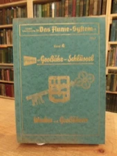 Clock Winding Key, Rudolf Flume, 1957 Flume, Großuhr Schlüssel Band 4