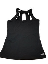 Lorna Jane Active Tank Black Halter Straps Women  s M/L Gym No Tag Measurements
