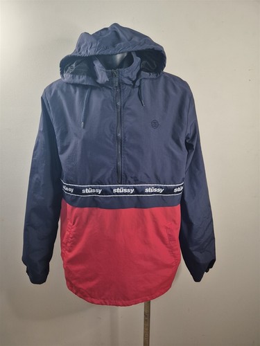 Stussy Hoodie Pullover Jumper Windbreaker Size Medium Unisex RN94974 - Picture 2 of 5