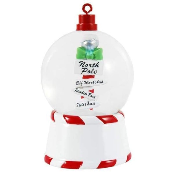 North Pole Personalized Christmas Snow Globe for sale online eBay