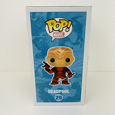 Marvel Deadpool フィギュア 29 FUNKO POP MARVEL #29 DEADPOOL UNMASKED (GREY X-FORCE SUIT PX