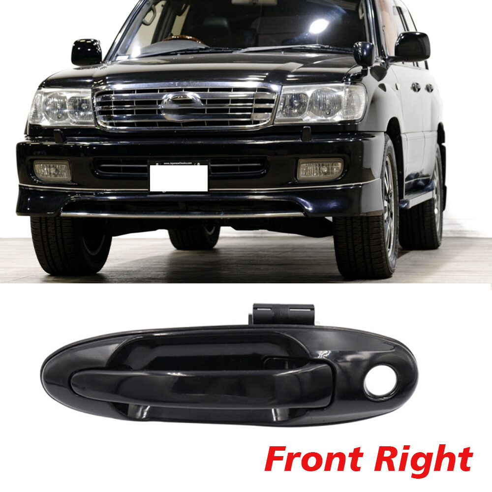 Evan-Fischer Front Driver Side Exterior Door Handle For 1998-2007 Toyota Land Cruiser – Smooth Black W/ Key Hole - View #4
