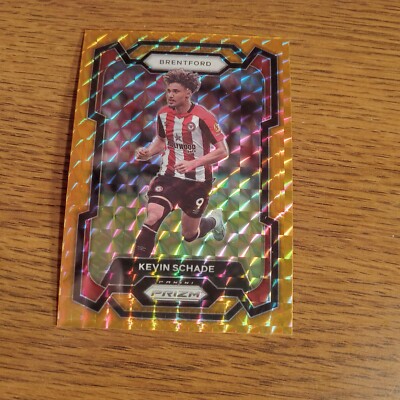 Kevin Schade 2023-24 Panini Prizm Premier League ORANGE MOSAIC #140 BRENTFORD