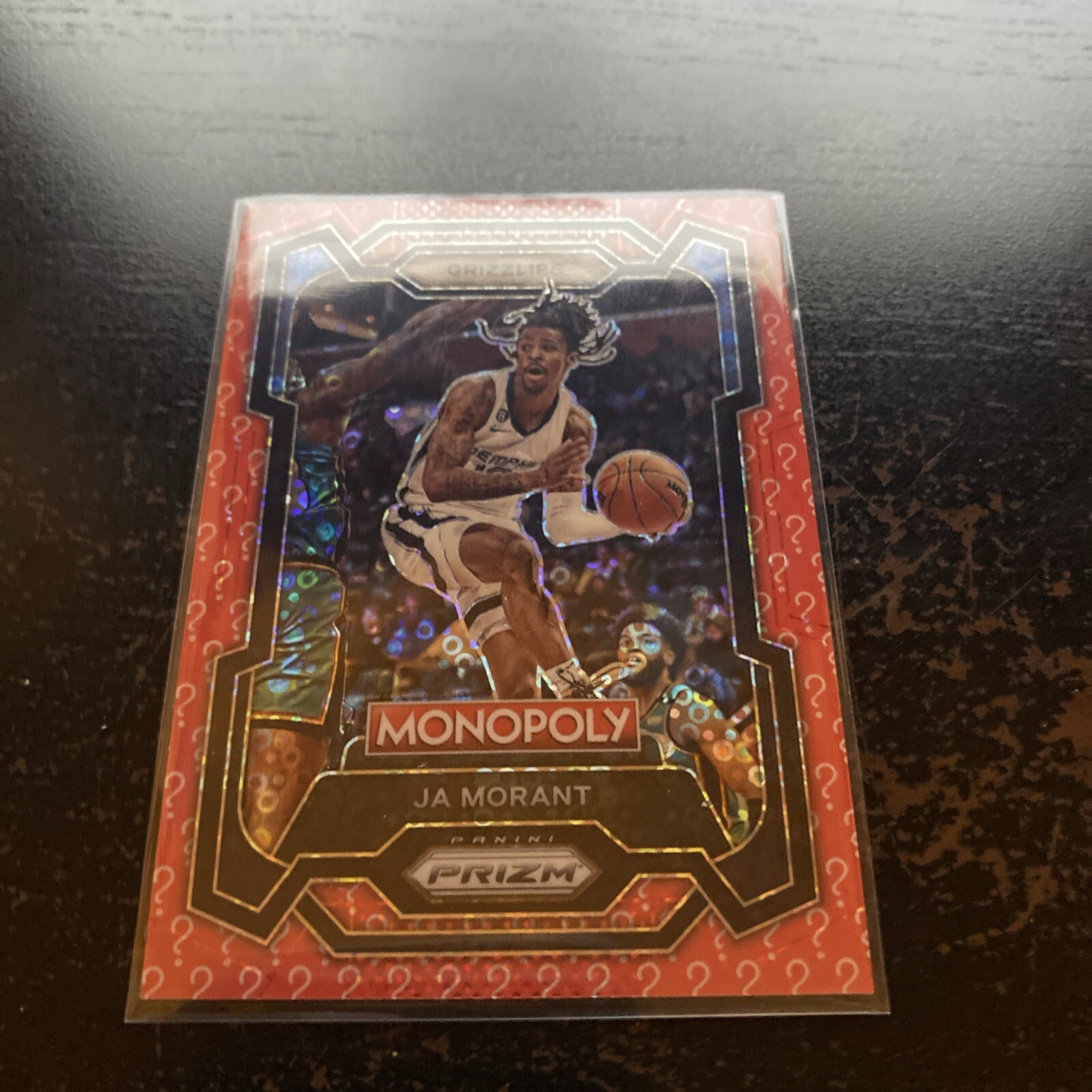 2023-24 Panini Prizm- Monopoly Question Mark  Prizm #44 Ja Morant 5/25