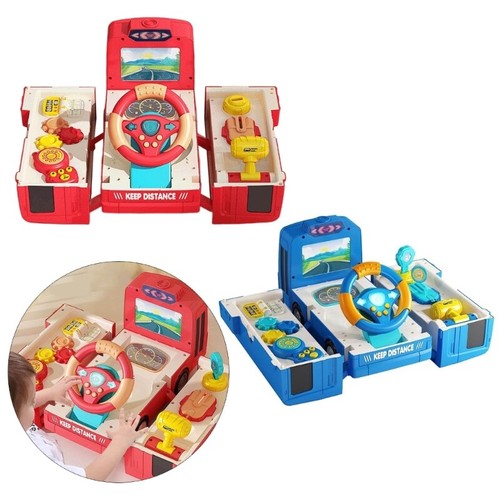 Electric Toy Music Light Driving Transforming Bus Toy for Kids - Picture 2 of 10