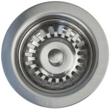 Premier Copper Products D-132BN 3.5-Inch Kitchen Prep Bar Basket Strainer Drain