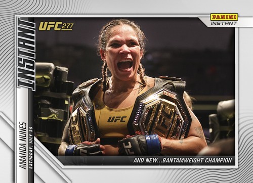 2022 PANINI UFC 277 #93 - AMANDA NUNES - "NEW BANTAMWEIGHT CHAMPION" - 1 Of 173 - Picture 4 of 5