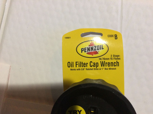 4 pc Assorted Pennzoil Oil Filter Cap Wrench  65/67mm , 74/76mm ,  93mm , 75mm - Bild 4 von 5