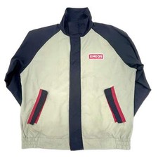 New Genuine Retro JDM Japan ENEOS Oil Fuel Summer Staff Jacket Blue