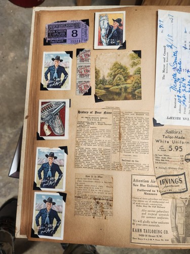 1951 Post Cereal Hopalong Cassidy Trading Cards - Scrapbook Find - Picture 6 of 6