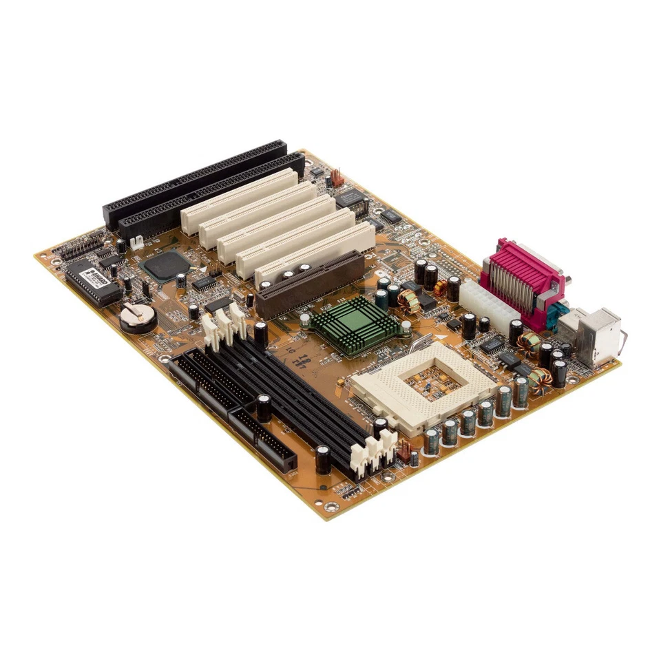 Motherboard ATX Abit AB-BM6 Socket 370 Sdram AGP PCI Isa - Image 3 of 3