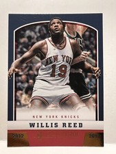 2012-13 Panini Gold Knight Willis Reed #200 HOF New York Knicks See Pics
