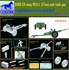 Bronco  CB35147 1/35 US Army M3A1 37mm Anti-Tank Gun