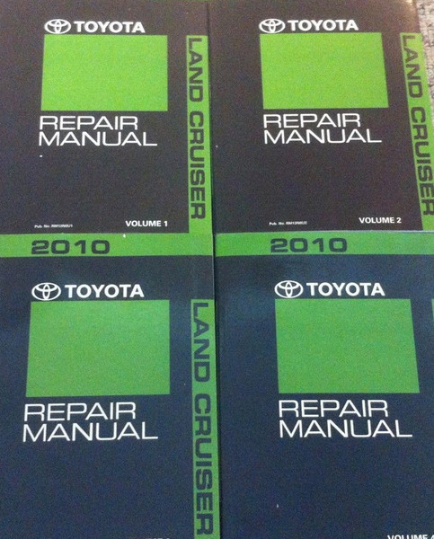 2010 Toyota Land Cruiser Service Werkstatt Reparaturhandbuch Set NEU-image