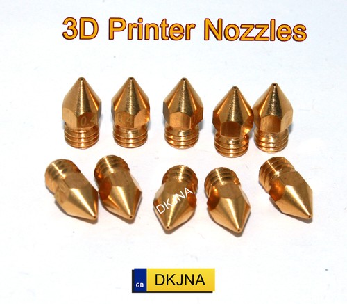 3D Printer Nozzle 0.4mm 10 Extruder MK8 Creality Ender 3 Pro CR-10r Anet A8 m6 - 第 5/7 張圖片